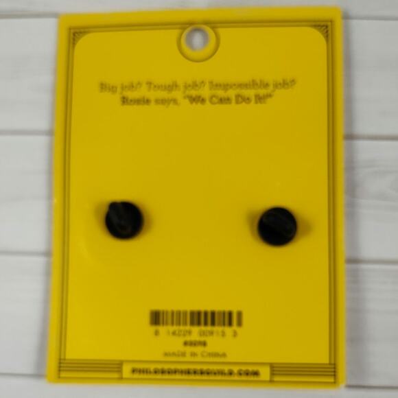 Rosie the Riveter & We Can Do It! Enameled 2 Pin Set - Picture 2 of 5